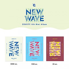 [K-POP] CRAVITY 4th Mini Album - NEW WAVE (COME ver./ FIND ver./ US ver.) (Random Ver.)
