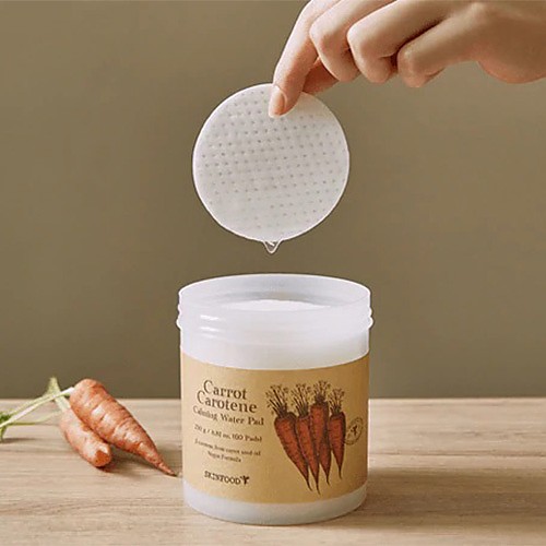 [Skinfood] Carrot Carotene Calming Water Pad 60ea