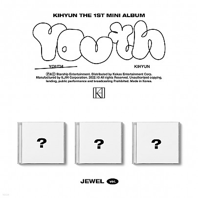 [K-POP] Kihyun The 1st Mini Album - YOUTH (Jewel Random Ver.)