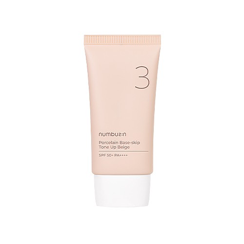 Numbuzin No.3 Porcelain Base-Skip Tone Up Beige 50ml | StyleKorean.com