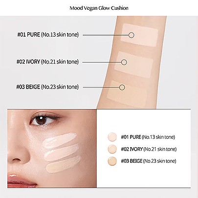 [Peripera] Mood Vegan Glow Cushion (3 Colors)