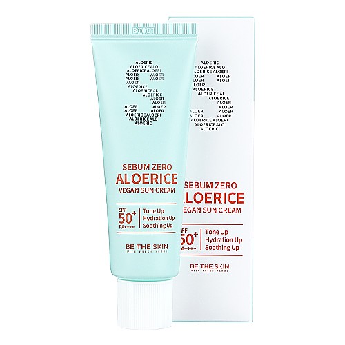 [Be The Skin] Sebum Zero Aloerice Vegan Sun Cream 50ml SPF 50+, PA++++