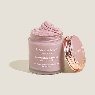 [Mary&May] Rose Hyaluronic Hydra Wash off Pack 125g