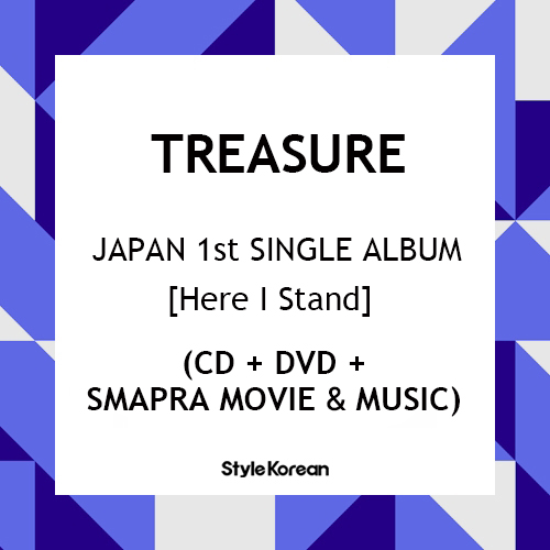 K-POP TREASURE JAPAN 1st SINGLE - Here I Stand (DVD Ver