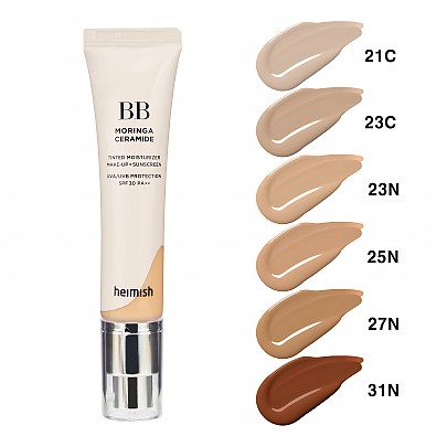 [heimish] Moringa Ceramide BB Cream SPF 30 PA++ (6 Colors)