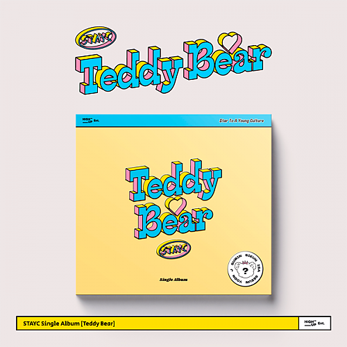 [K-POP] STAYC Single Album - Teddy Bear (Digipack Ver.)