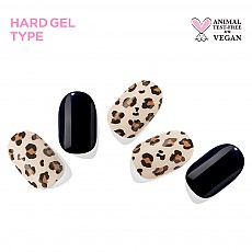 [EDGEU] Leopard Black Nail Strips