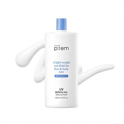 [make p:rem] UV Defense Me Daily Sun Fluid 150ml