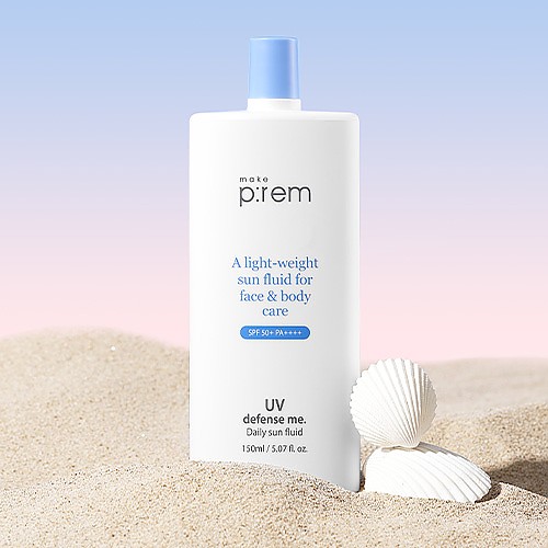 [make p:rem] UV Defense Me Daily Sun Fluid 150ml