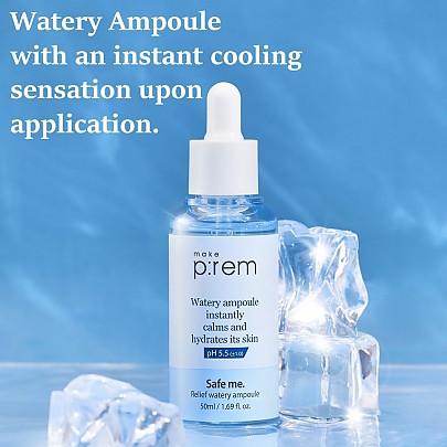 [make p:rem] Safe Me Relief watery ampoule 50ml