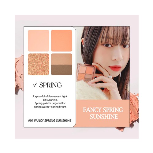 [Peripera] Ink Pocket Shadow Palette (4 Colors)
