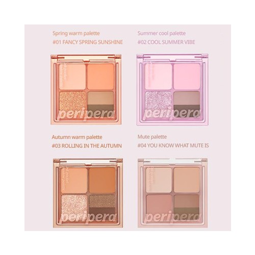 [Peripera] Ink Pocket Shadow Palette (4 Colors)