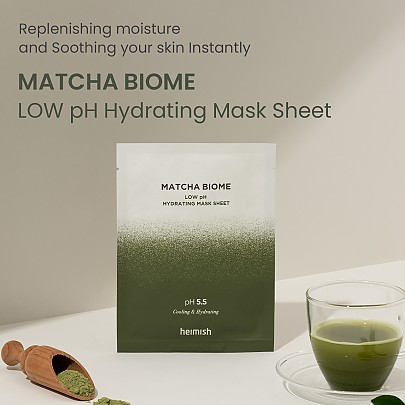 [heimish] Matcha Biome Low pH Hydrating Mask Sheet (5ea)