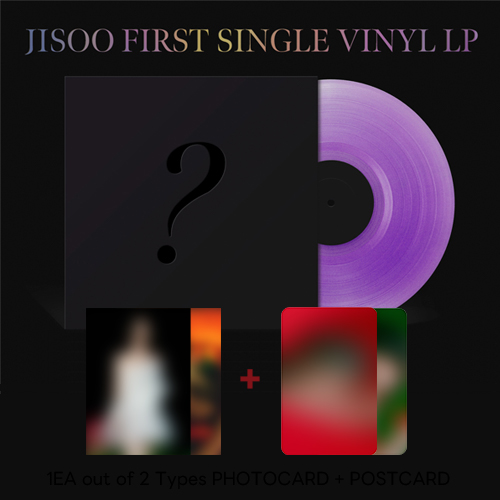 K-POP JISOO FIRST SINGLE VINYL LP (LIMITED EDITION) | StyleKorean.com