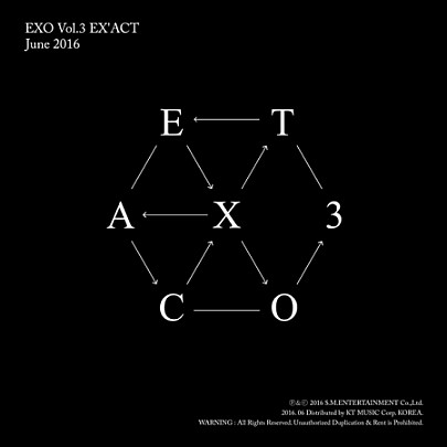 [K-POP] EXO 3rd Album - EX'ACT (CHINESE VER.)