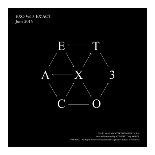 [K-POP] EXO 3rd Album - EX'ACT (CHINESE VER.)