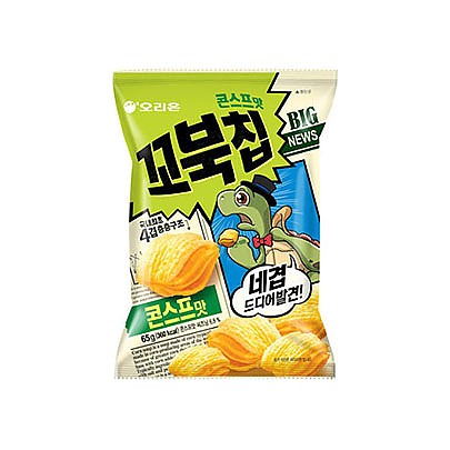 [Orion] Turtle Chip Corn Soup 65g