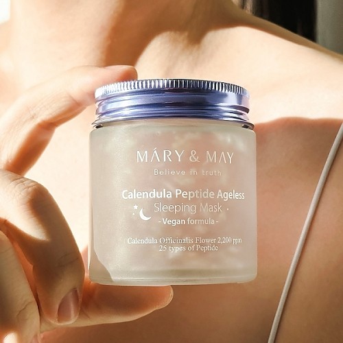 [Mary&May] Calendula Peptide Ageless Sleeping Mask 110g