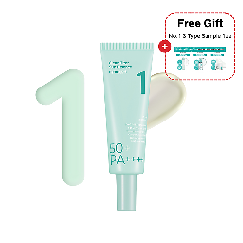 [Numbuzin] No.1 Clear Filter Sun Essence SPF50+ PA++++