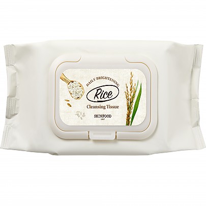 [Skinfood]  *renewal* Rice Daily Brightening Cleansing Tissue (80ea)