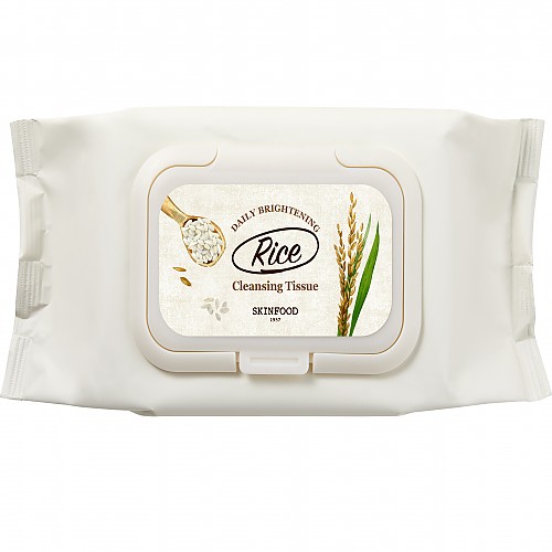 [Skinfood] ★1+1★   *renewal* Rice Daily Brightening Cleansing Tissue (80ea)