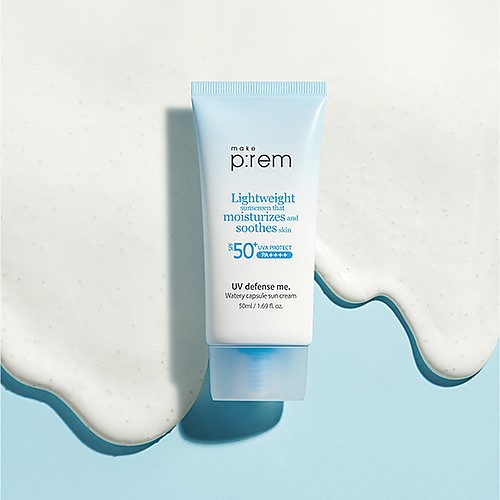 [make p:rem] UV defense me Watery Capsoule Sun cream 50ml