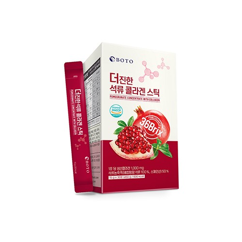 [BOTO] (Renew) Pomegranate Collagen Stick 15g*30 Sticks