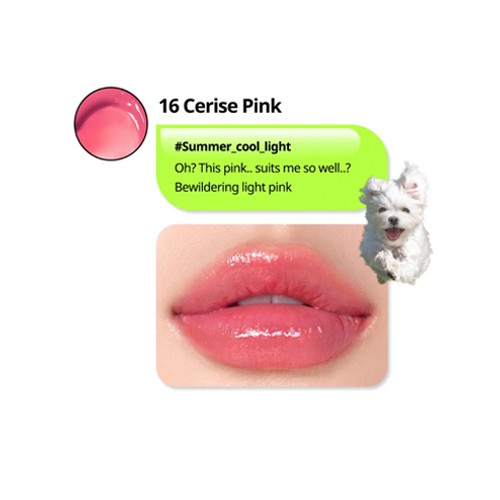 [Peripera] *Maltese Version* Ink Mood Glowy Tint Set (#16 Cerise Pink)