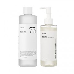 [Anua] Heartleaf Toner + Cleansing Oil Set