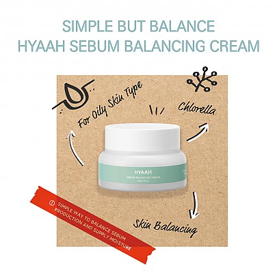 [HYAAH] Sebum Balancing Cream 50ml