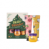 [Frudia] Honey Lip Balm & Hand Cream Gift Set (Hello Winter Christmas Edition)