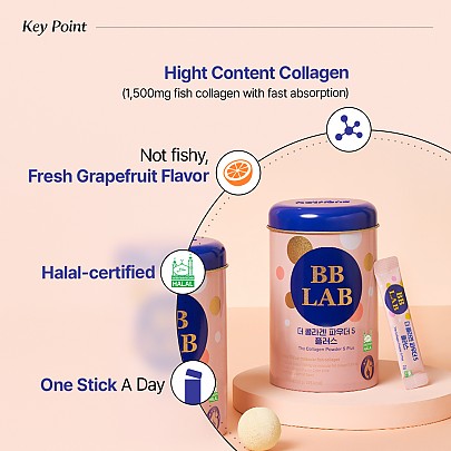 [BB LAB] (Halal) The Collagen Powder S Plus 2g*30 sticks