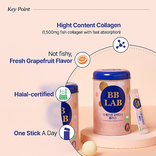 [BB LAB] ★1+1★  (Halal) The Collagen Powder S Plus 2g*30 sticks