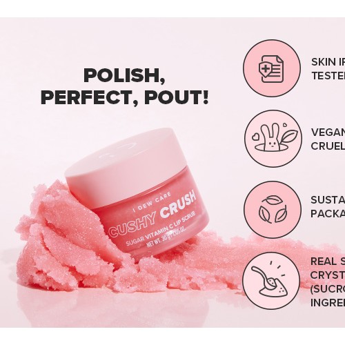 [I DEW CARE] Cushy Crush Sugar Vitamin C Lip Scrub