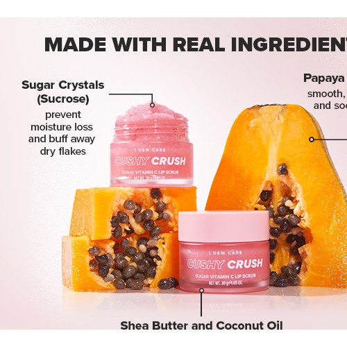 [I DEW CARE] Cushy Crush Sugar Vitamin C Lip Scrub