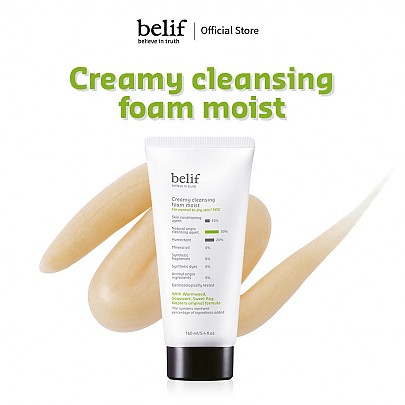 [belif] Creamy Cleansing Foam Moist 160ml