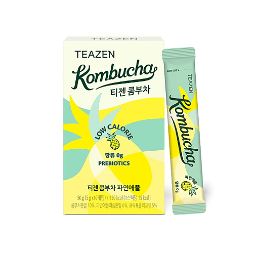 [TEAZEN] *New Design* Kombucha (Pineapple) (10 Sticks)