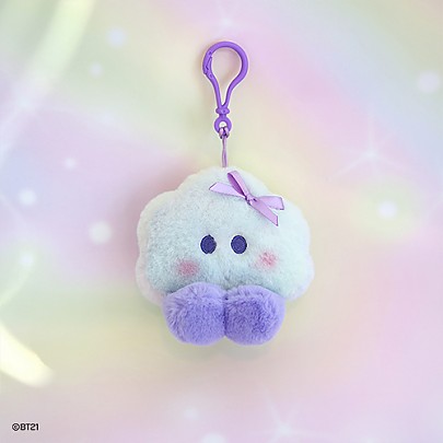 [K-POP] BTS -BT21 minini Doll Keyring Rainbow SHOOKY