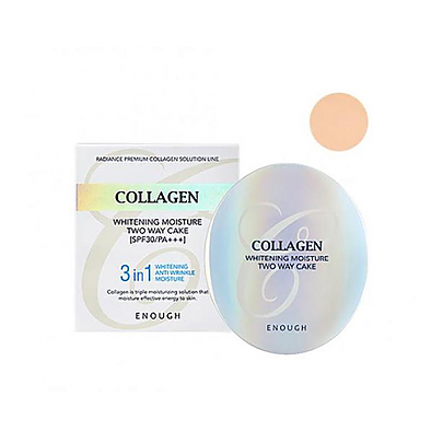 [ENOUGH] Collagen Brightening Moisture Two-way Cake (2 colors)