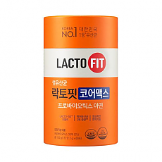 [LACTO FIT] Probiotics Core Max 120g (2g x 60 Sticks) Round tube type