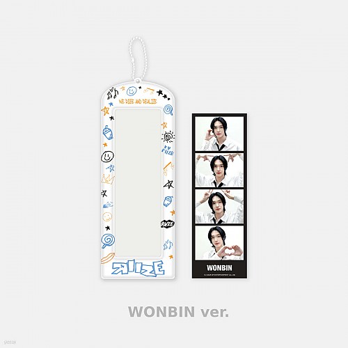 [K-POP] RIIZE POP-UP RIIZE UP - PHOTO HOLDER + 4 CUT PHOTO SET (WONBIN Ver.)