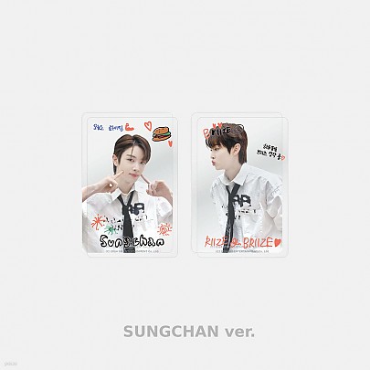 [K-POP] RIIZE POP-UP RIIZE UP - LAYERED PHOTO CARD SET (SUNGCHAN Ver.)