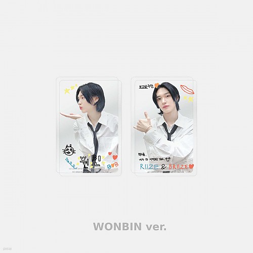 [K-POP] RIIZE POP-UP RIIZE UP - LAYERED PHOTO CARD SET (WONBIN Ver.)