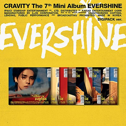 [K-POP] CRAVITY 7TH MINI ALBUM - EVERSHINE (Digipack Ver.)