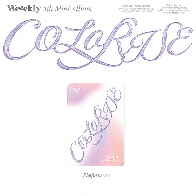 [K-POP] Weeekly 5th Mini Album - ColoRise (Platform Ver.)