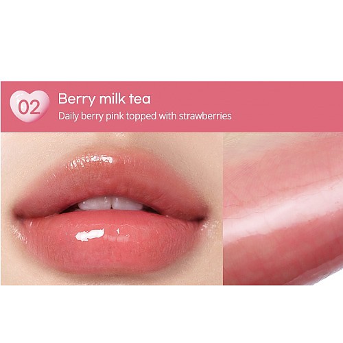 [Peripera] Heart Jam Glow Lip (9 Colors)