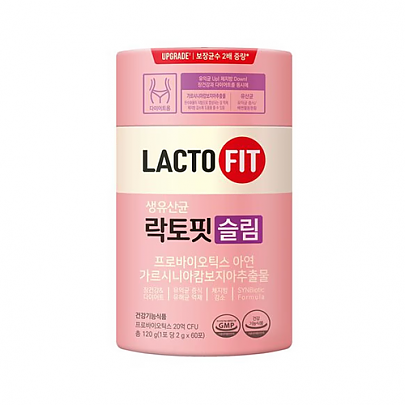 [Lacto-Fit] Probiotics Slim 120g (2g x 60 Sticks)