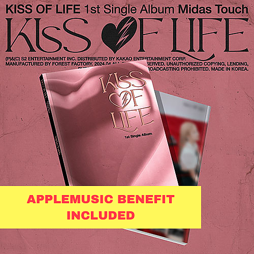 [K-POP] **applemusic pob** KISS OF LIFE 1ST SINGLE ALBUM - Midas Touch (Photobook Ver.)