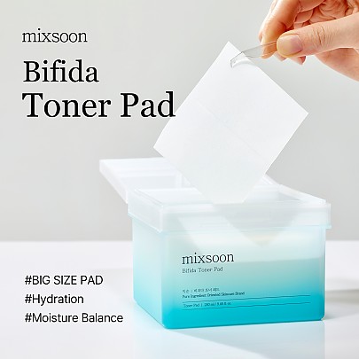 [MIXSOON] Bifida Toner Pad (120 Sheets)