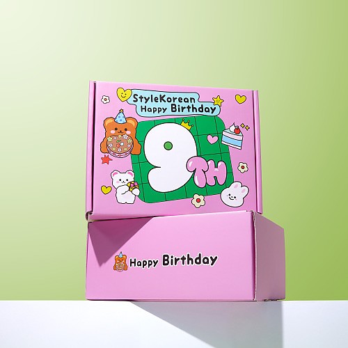 [STYLEKOREAN] *TIMEDEAL*  Happy 9th Pink Box